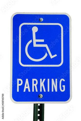 disabled parking sign