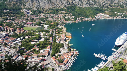 Beautiful cityscape of Kotor Montenegro