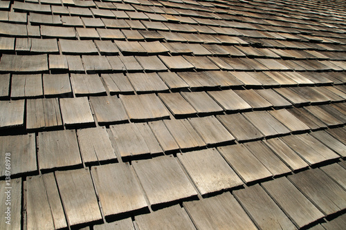 old wood roof shingles