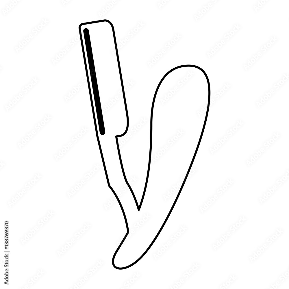 Razor blade isolated icon vector illustration design Razor blade isolated icon vector illustration design