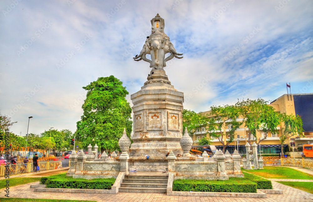 Monument in the old town of Bangkok, Thailand