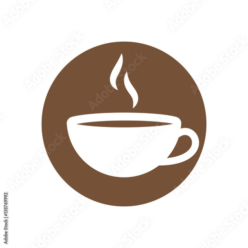 Vector Illustration Of an Italian Espresso Icon Brown