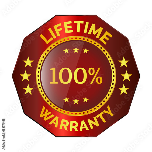 lifetime warranty badge