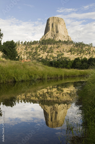Devil's Tower reflection