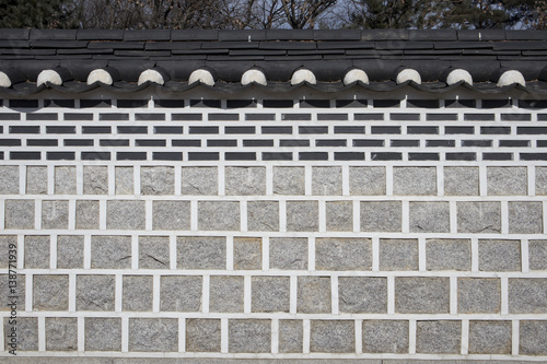 asian traditional shaped wall