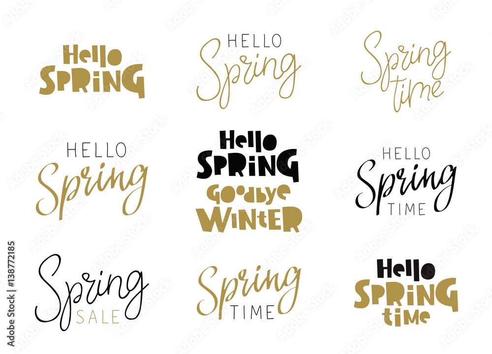 Set of quotes - Hello Spring