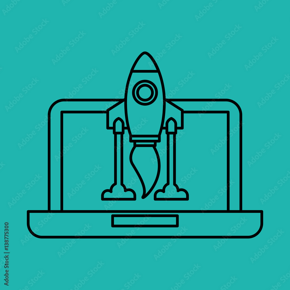 business startup concept icons vector illustration design