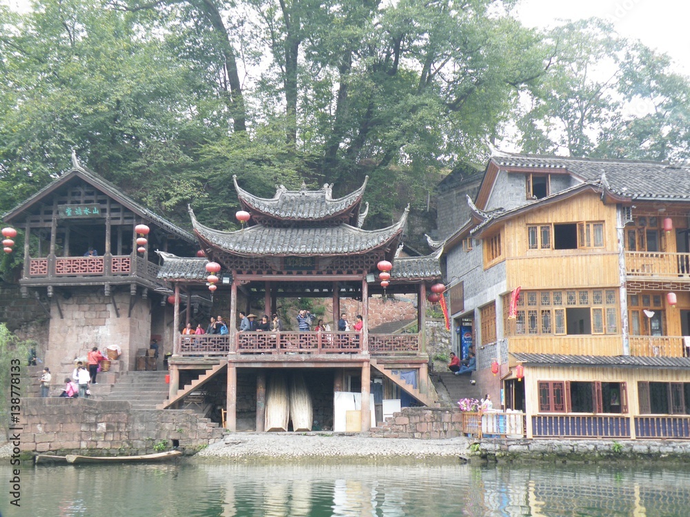 Fototapeta premium Build chu contend period, liu bang hanzhong, name will be classified as han.