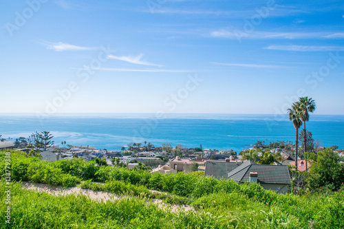 View of Laguna Beach  Southern California 