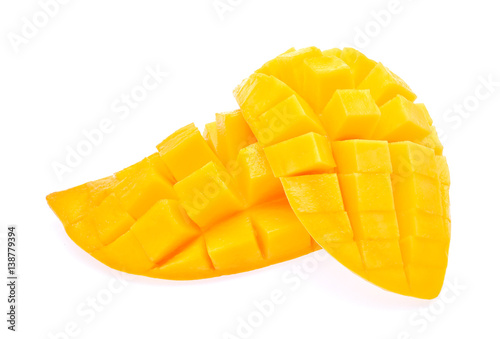 Mango isolated on white background