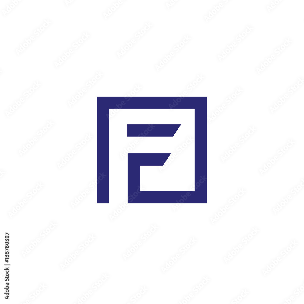 Letter F square logo icon design template elements. Logo initial letter F .
Letter F square logo icon design template elements. Logo initial letter F .
