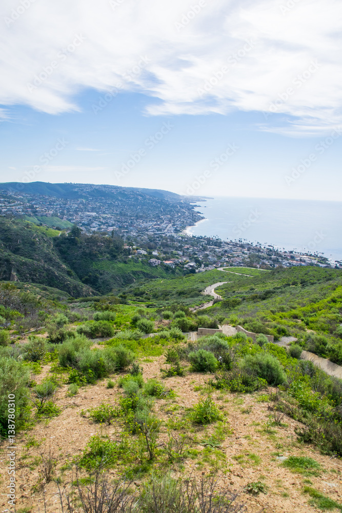 Fototapeta premium View of Laguna Beach, Southern California 