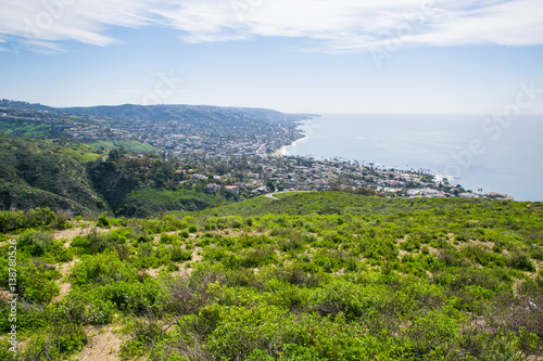 View of Laguna Beach, Southern California 