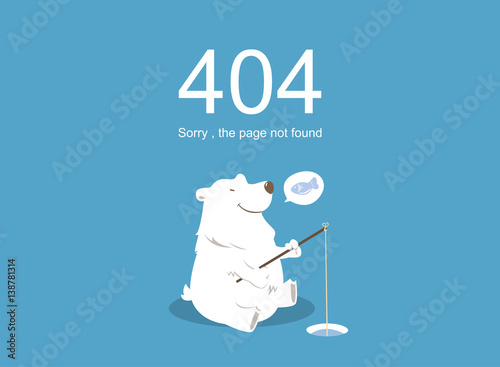 Page Not Found Error 404.Vector template