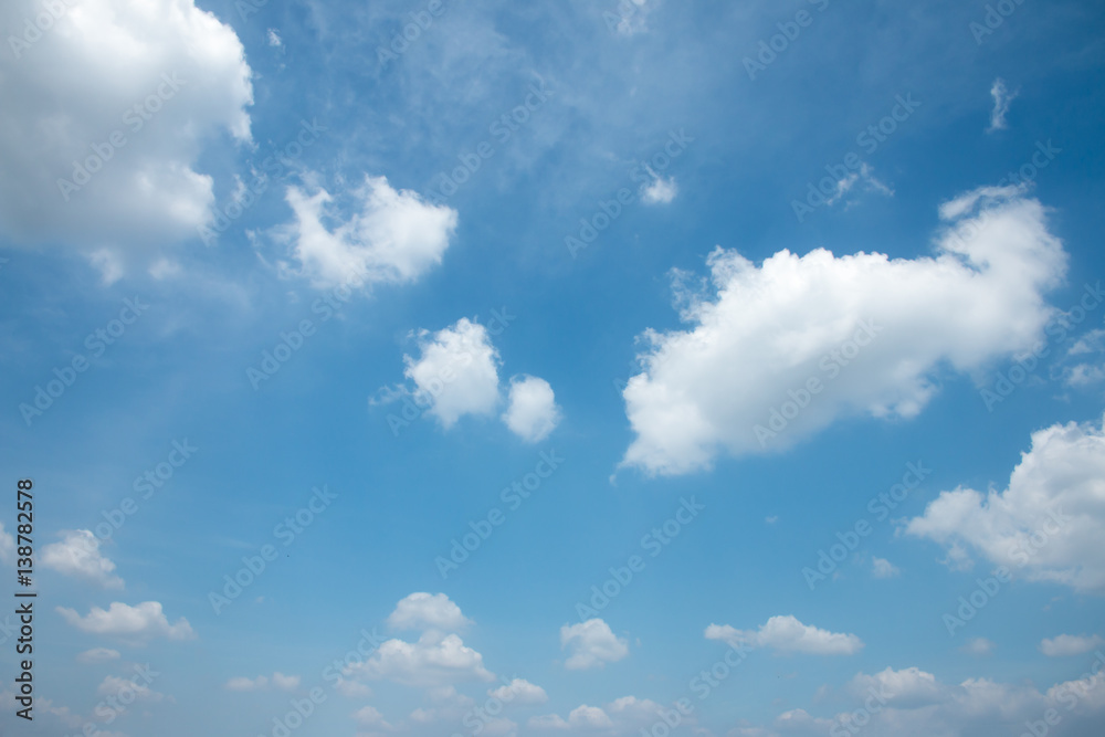 White clouds in the sky White clouds in the sky