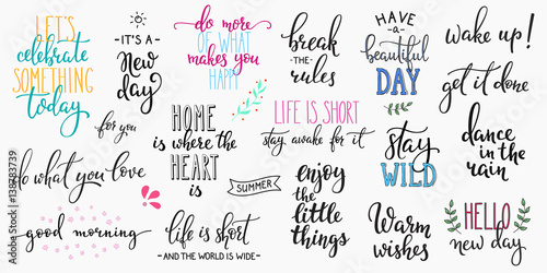Lettering photography overlay set.