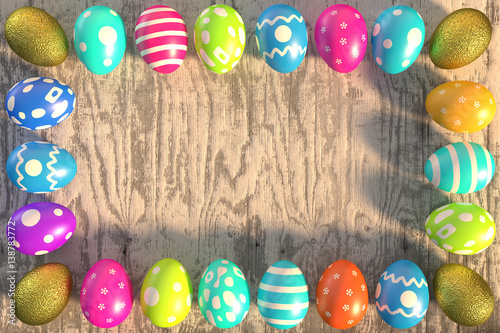 Photography easter decoration