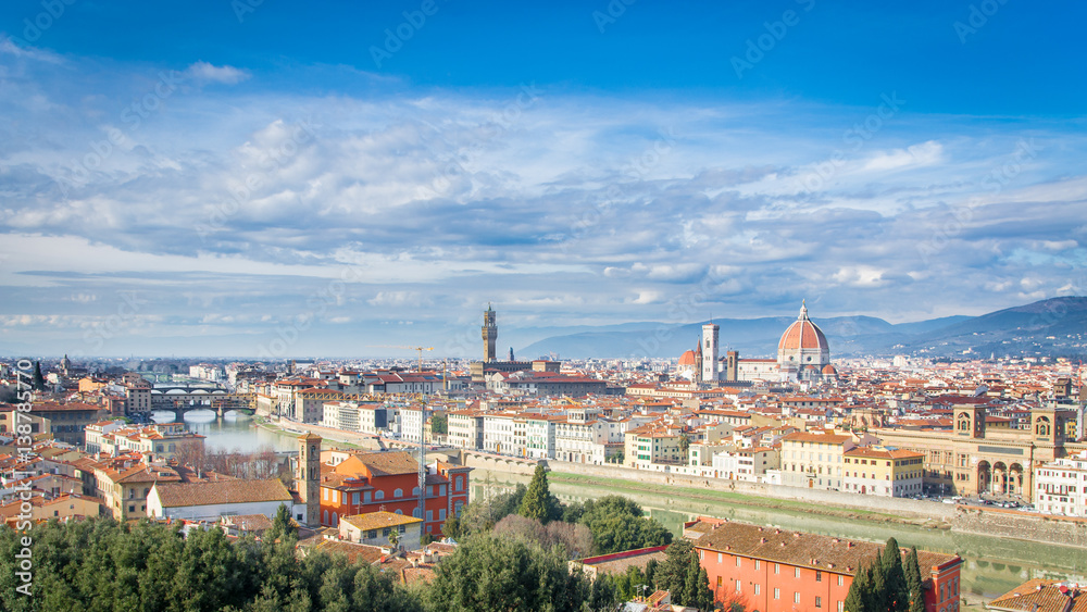View on Florence, Tuscany, Italy
