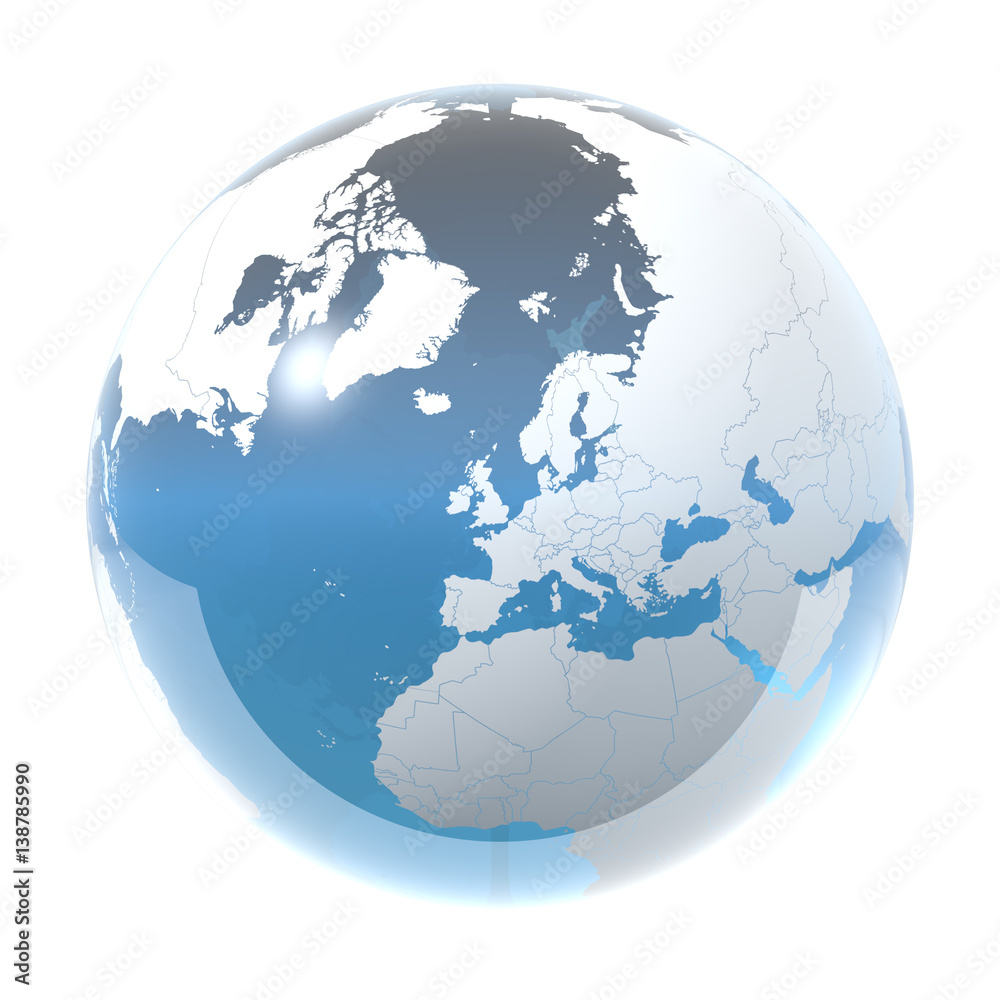 Obraz premium Earth, World Globe