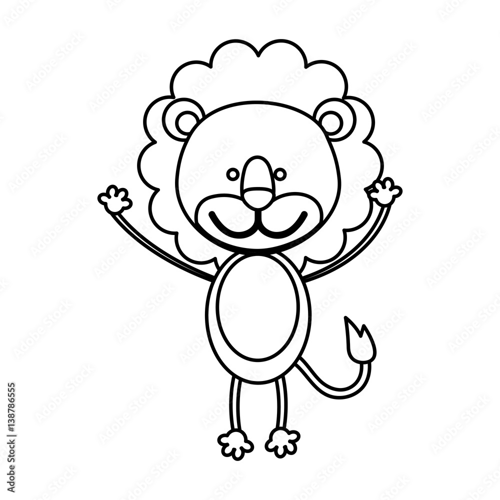figure teddy lion icon, vector illustration design image figure teddy lion icon, vector illustration design image