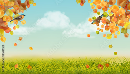 Vector Autumn Landscape