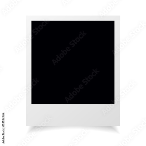 detailed illustration of a retro photo frame