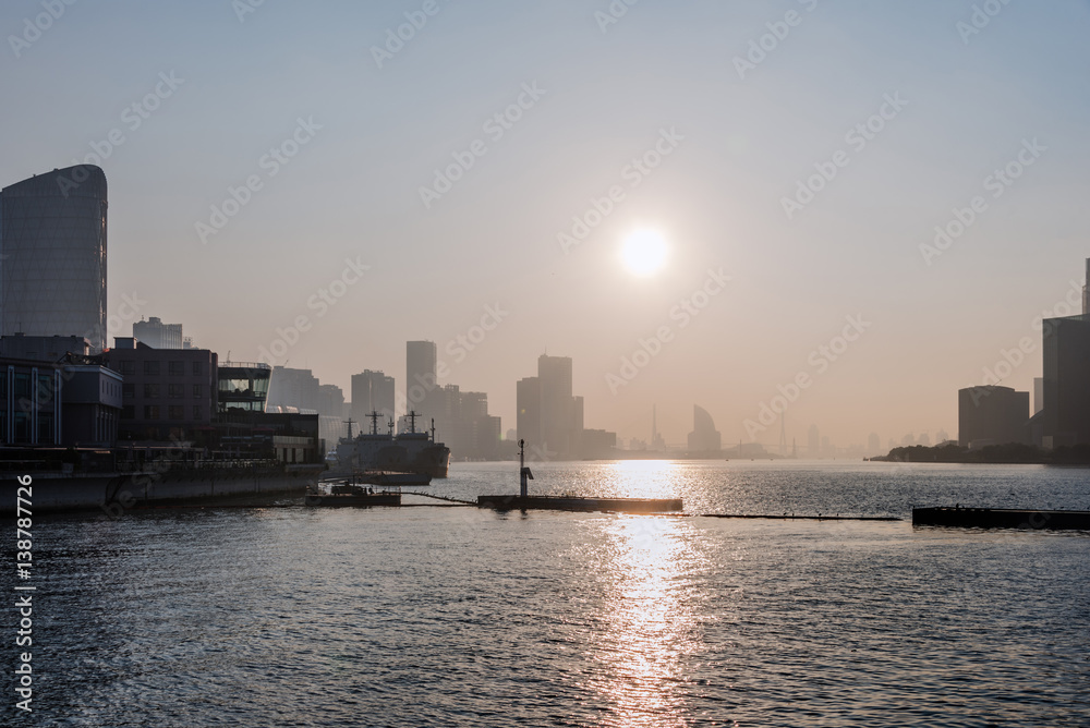 Fototapeta premium urban skyline and modern buildings,cityscape of China.