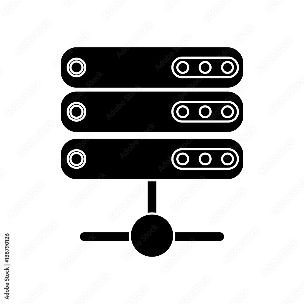 data server technology system pictogram vector illustration eps 10 data server technology system pictogram vector illustration eps 10