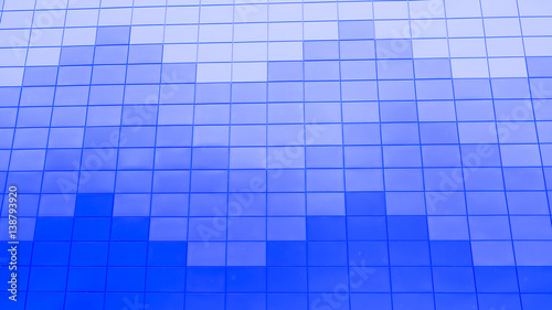 colorful blue squares background  texture