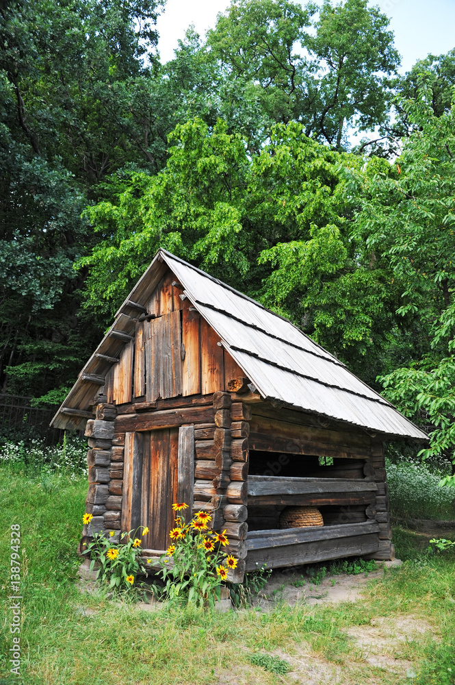 Ancient wooden barn Ancient wooden barn