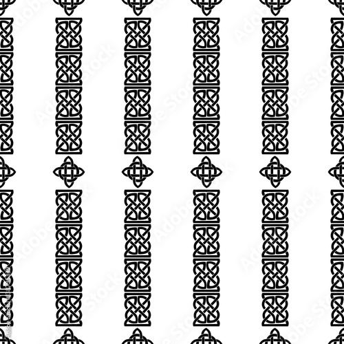 Celtic knot seamless pattern