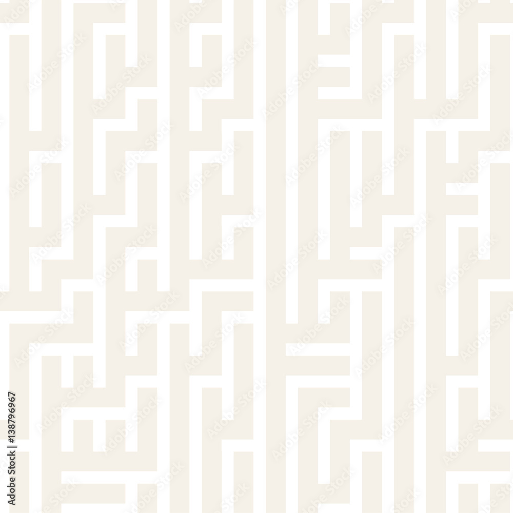 Irregular Maze Shapes Tiling Contemporary Graphic Design. Vector Seamless Black and White Pattern Irregular Maze Shapes Tiling Contemporary Graphic Design. Vector Seamless Black and White Pattern