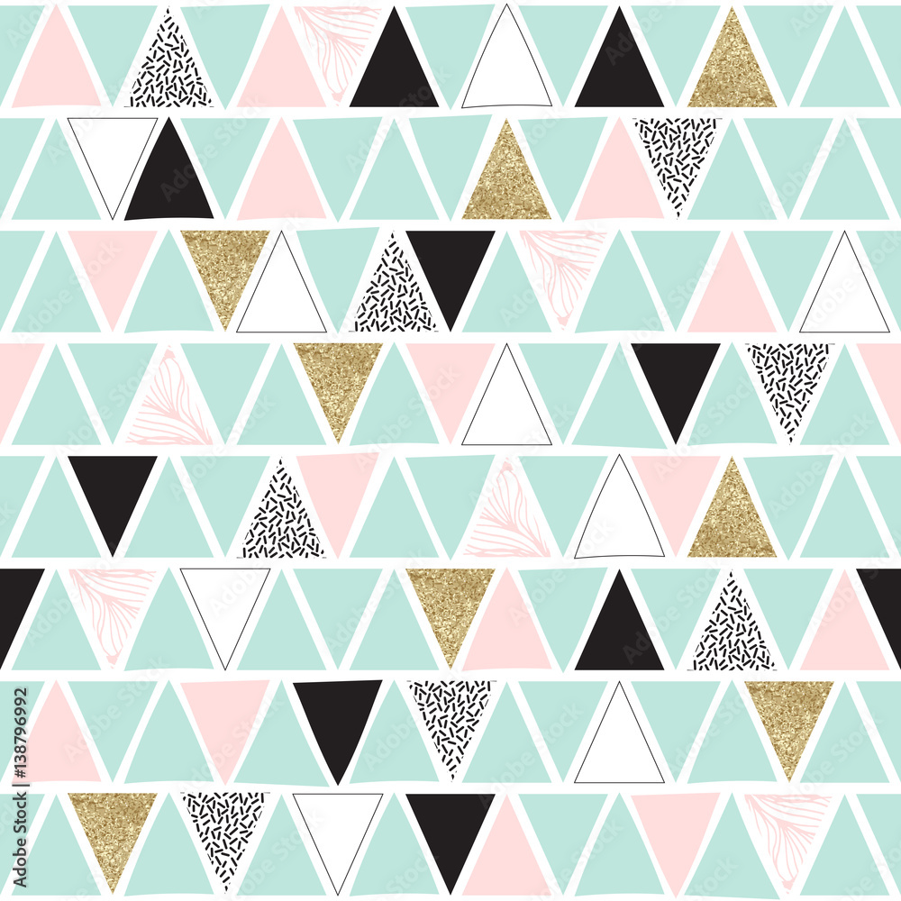 Triangle seamless pattern. Vector illustration Triangle seamless pattern. Vector illustration
