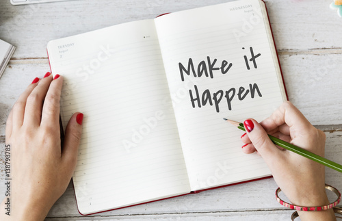 фотографія Make It Happen Planner Concept