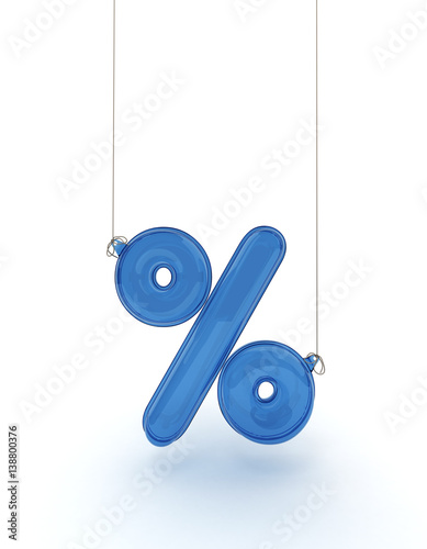 Hanging Alphabet percentage sign