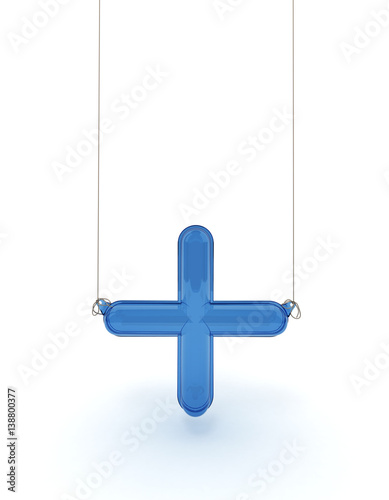 Hanging Alphabet plus sign