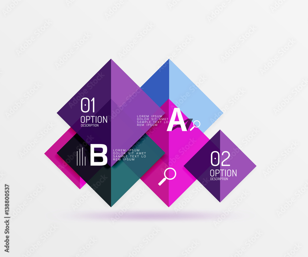 Vector square banner Vector square banner