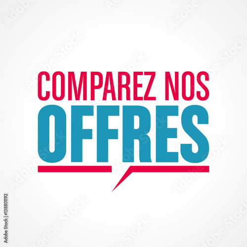 comparez nos offres