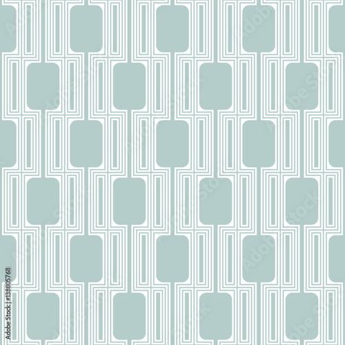 Seamless light blue and white background for your designs. Modern vector ornament. Geometric abstract pattern