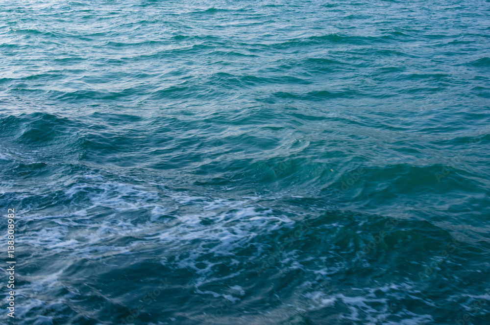 Fototapeta premium Wake jet with white foam