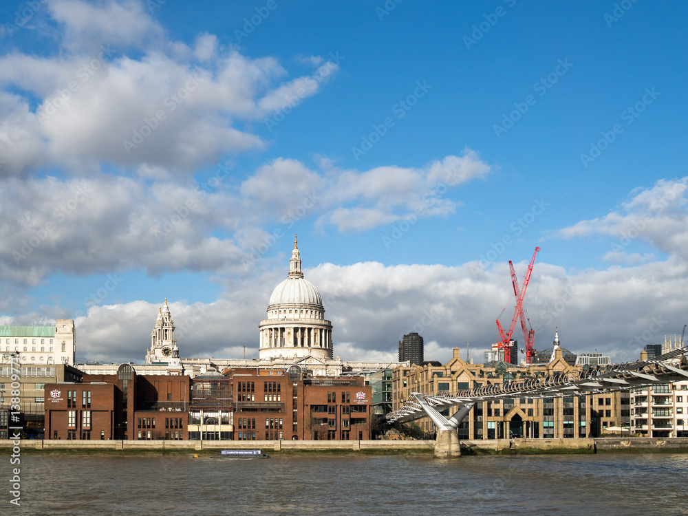 View of the Historic London Skyline