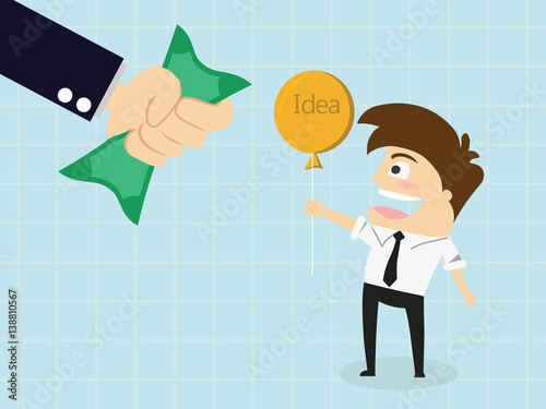 crowd funding and investors concept