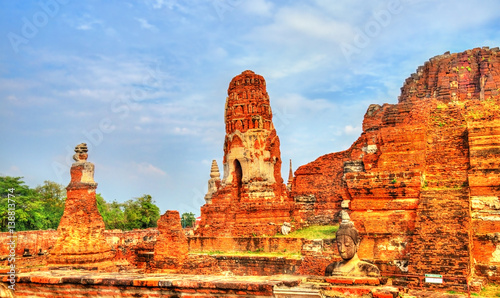Wat Mahathat at Ayutthaya Historical Park  Thailand