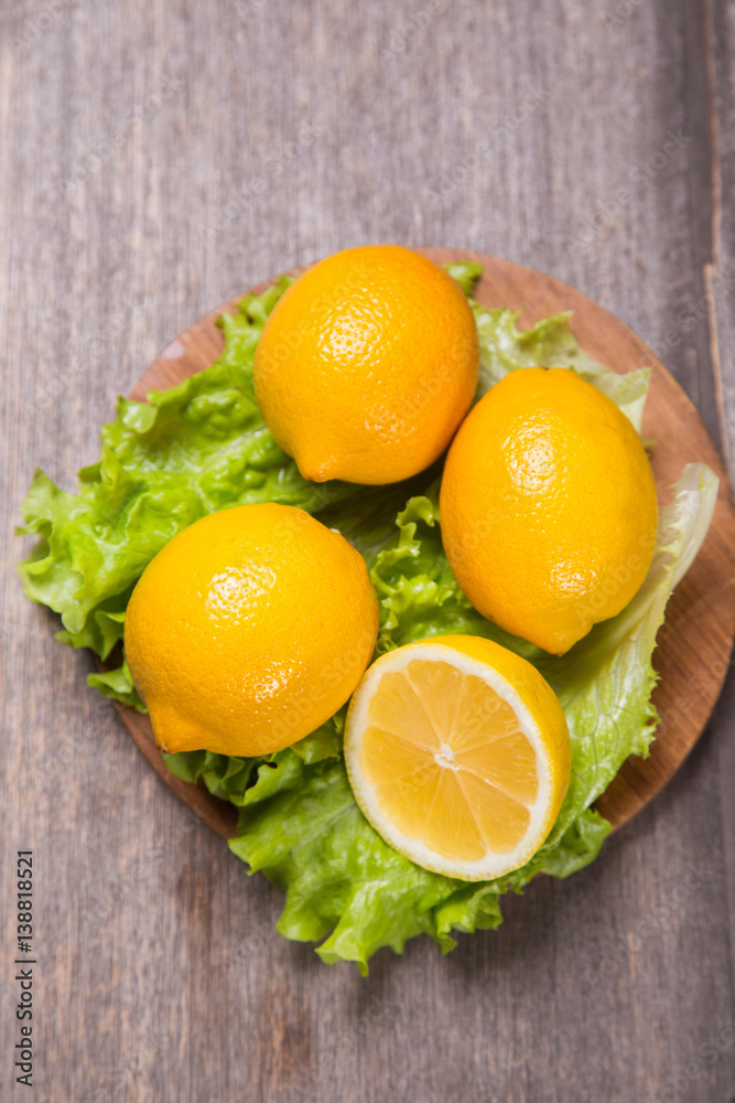 some fresh ripe lemon some fresh ripe lemon
