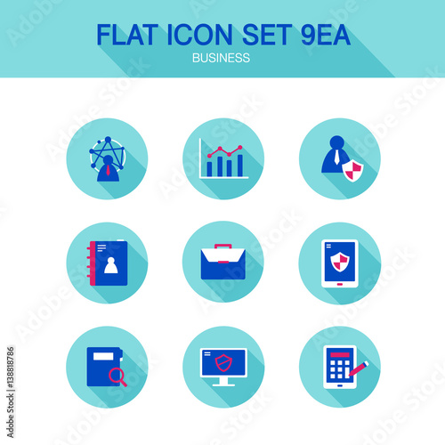Business icon set