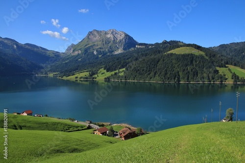 Summer scene at lake Wagital photo