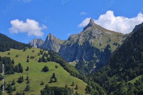 Schijen, mountain in Schwyz Canton, Swiss Alps