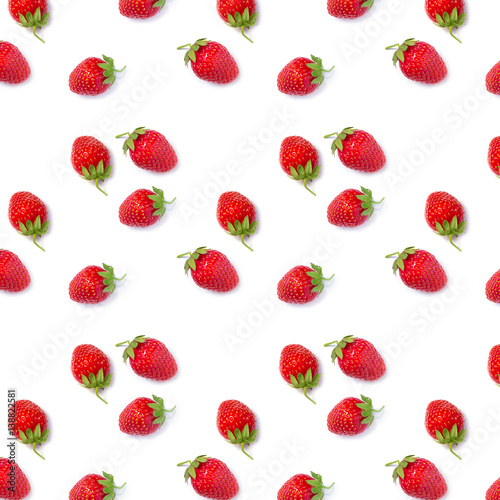 ripe fresh red strawberries