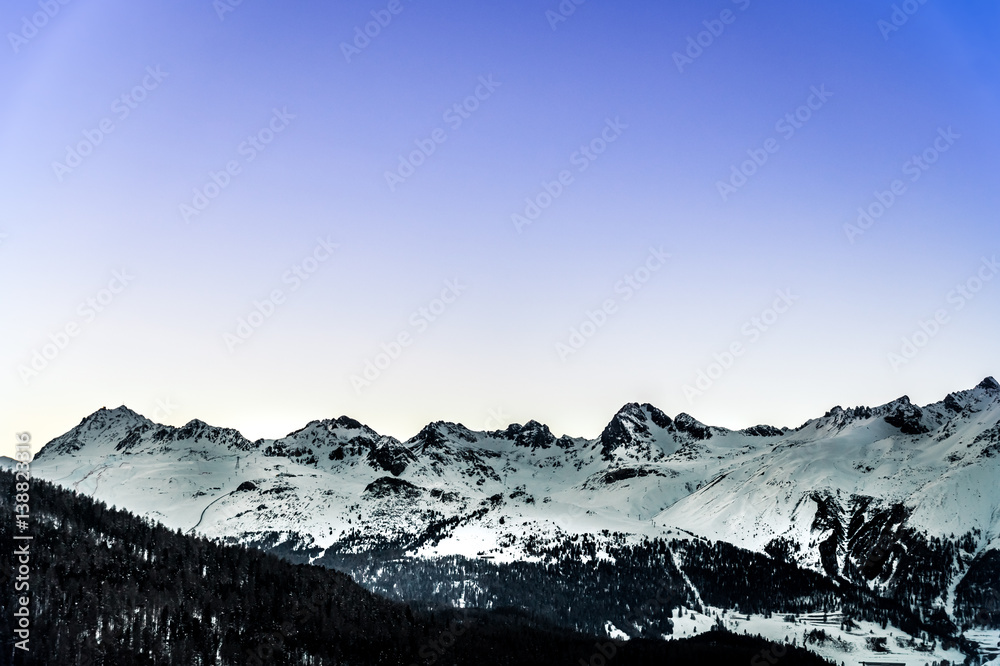 Obraz premium Swiss Alps (St. Moritz)