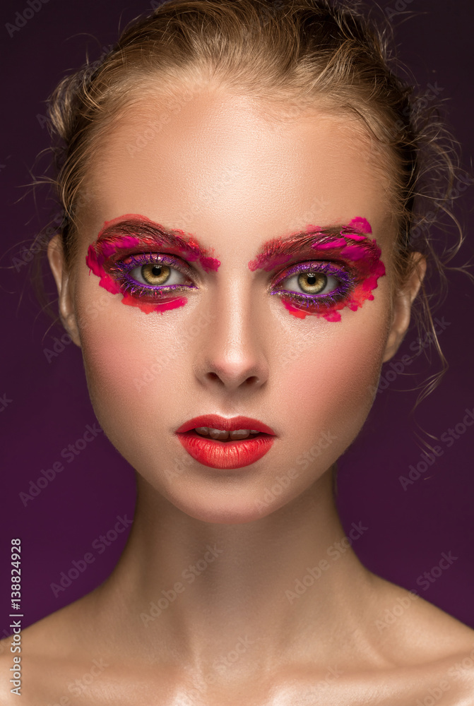 Beauty woman face closeup isolated on black background. Beautiful Beauty woman face closeup isolated on black background. Beautiful